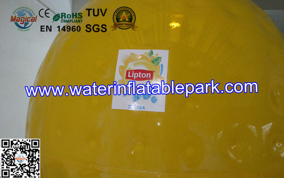 Full Color Children Inflatable Water Ball For Swimming Pool , Water Running Ball