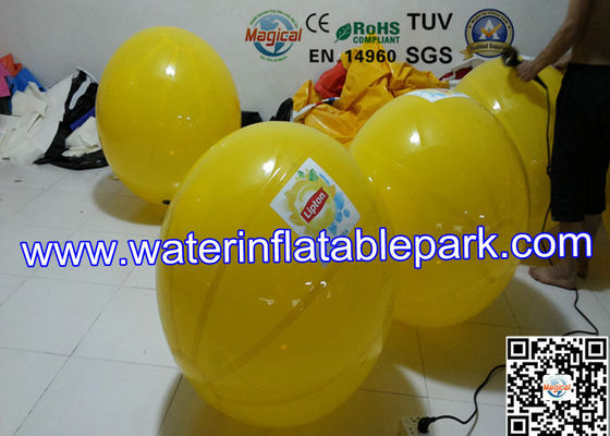 Full Color Children Inflatable Water Ball For Swimming Pool , Water Running Ball